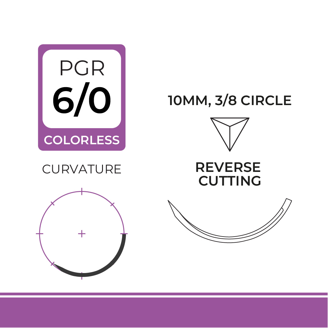 Usp Colorless Scale DemeQUICK, Rapid Absorbable Suture, Synthetic Absorbable, , 10mm, 3/8 ...